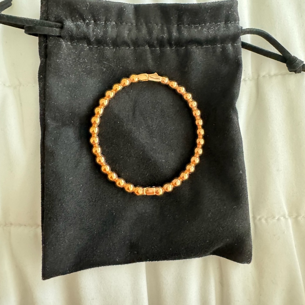Gold Beaded Bracelet
